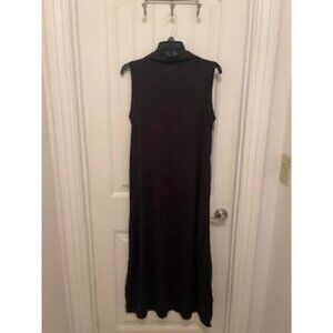 Cuddl‎ Duds Sleeveless BROWN Maxi Dress M WITH HEM SLIT